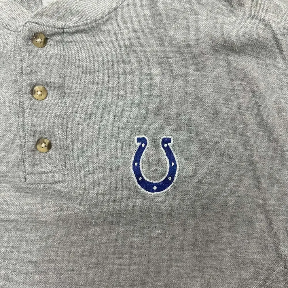 Vintage 1999 NFL Indianapolis Colts Iron Knights Henley Shirt - XL